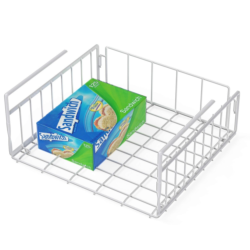 Re Under Shelf Basket White