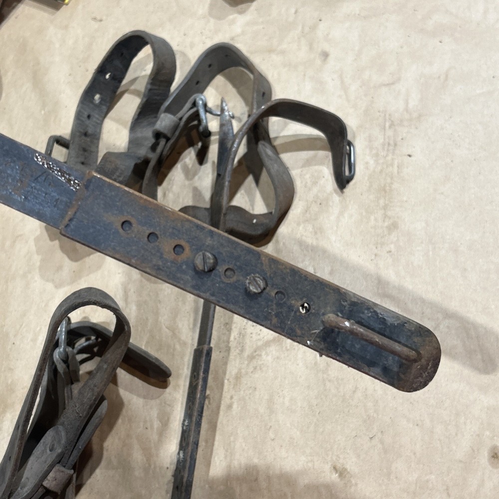 Vintage Spikes Lineman Pole Tree Climbing Gaffs