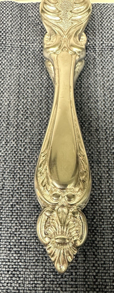 Vintage Baroque Ornate Silver Nutcracker - Made In Italy