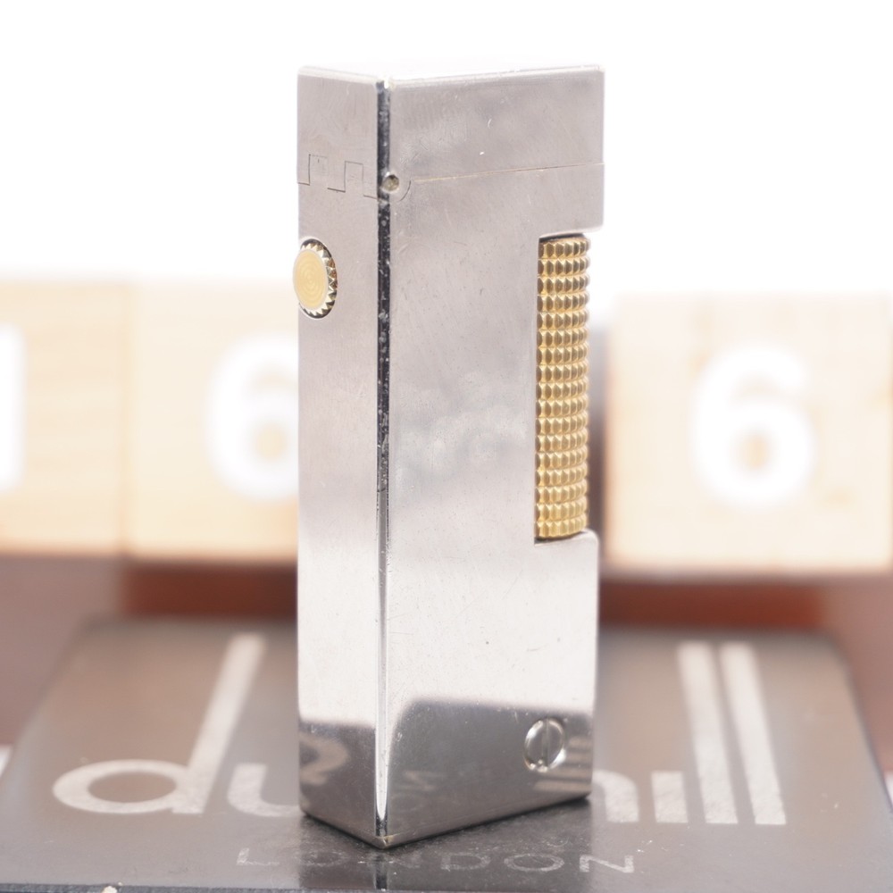 Dunhill Lighter Palladium Plate _Ultrasonically Cleaned_Working