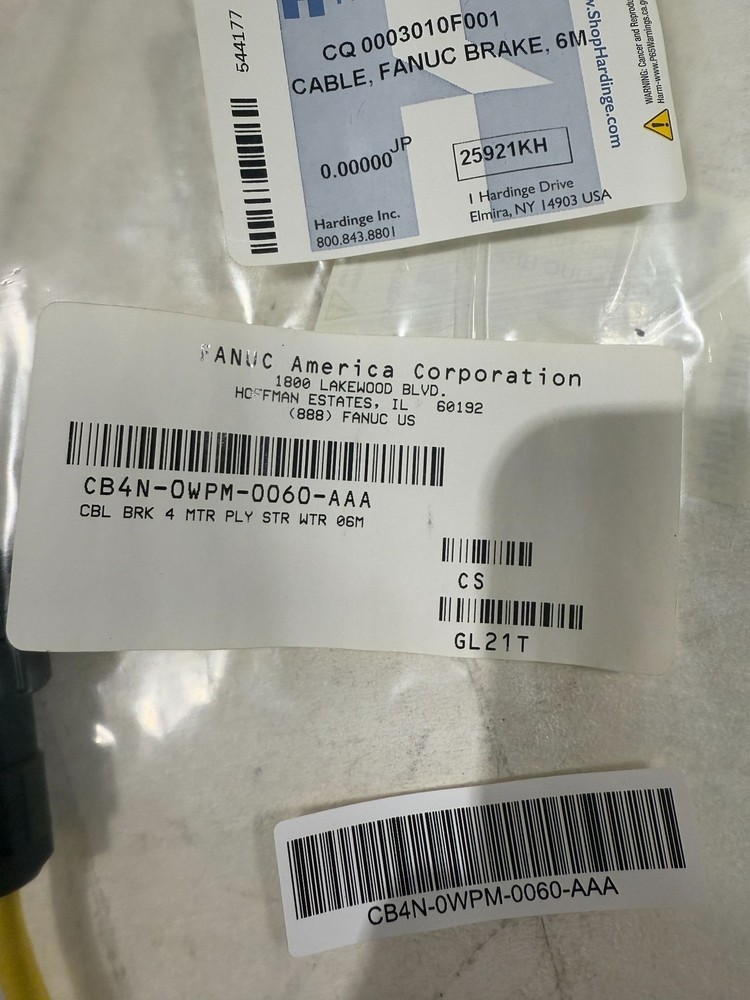 FANUC CB4N-OWPM-0060-AAA CABLES NEW