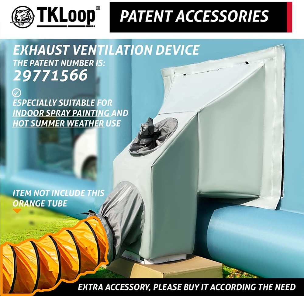 TKLoop Inflatable Booth Applicable Exhaust Ventilation Device (Patent Applied)
