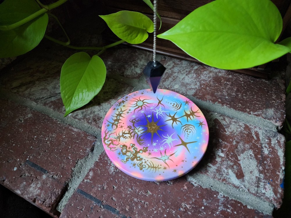 Coaster Pendulum Crystal Board