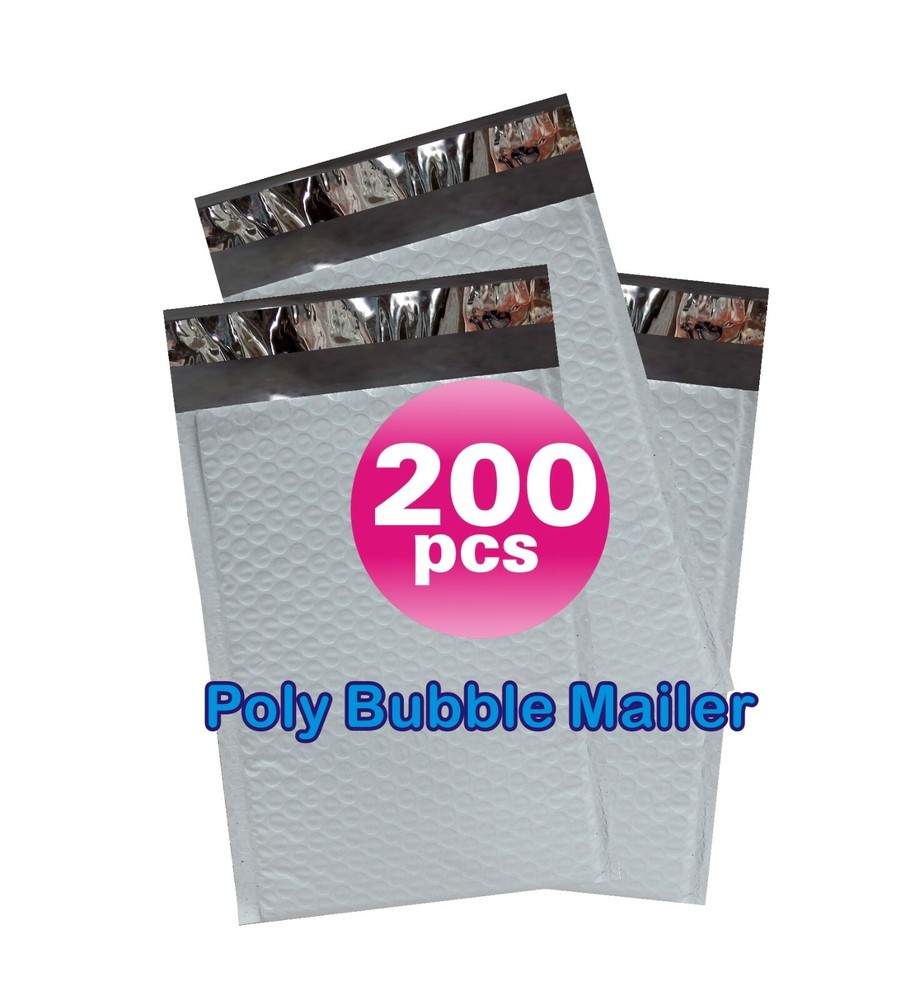 SuperPackage® 200 #3  8.5 X 13.5 Poly Bubble Mailers Padded Envelopes