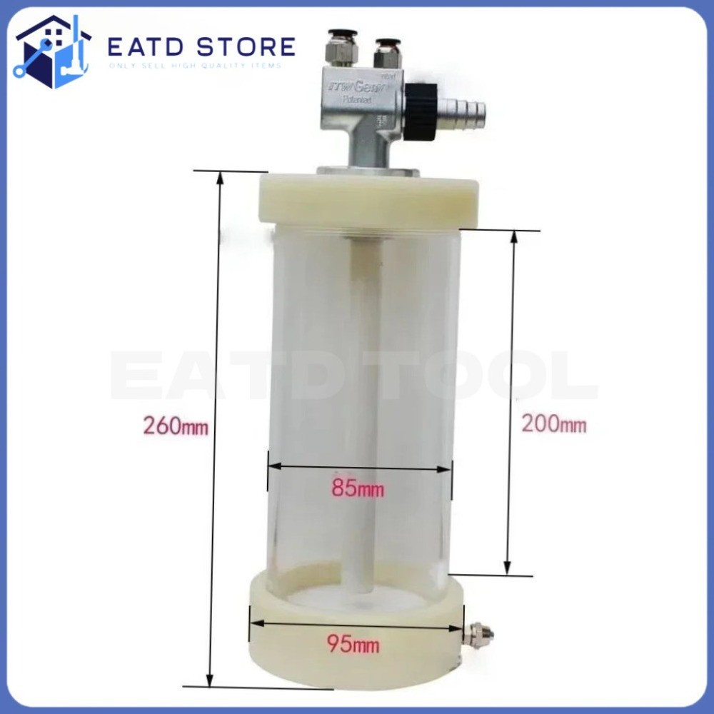 NEW Electrostatic Powder Coating Fluidization hopper cup (1 L) w/ IG 02 pump