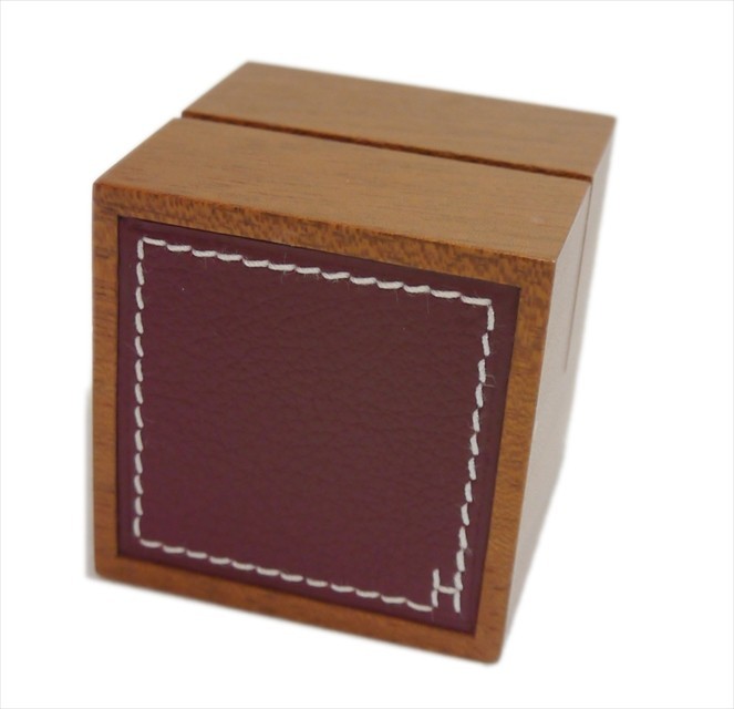 Authentic HERMES Photo frame wood wood #1946