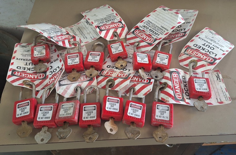 15X Lock Out Tag Out Locks