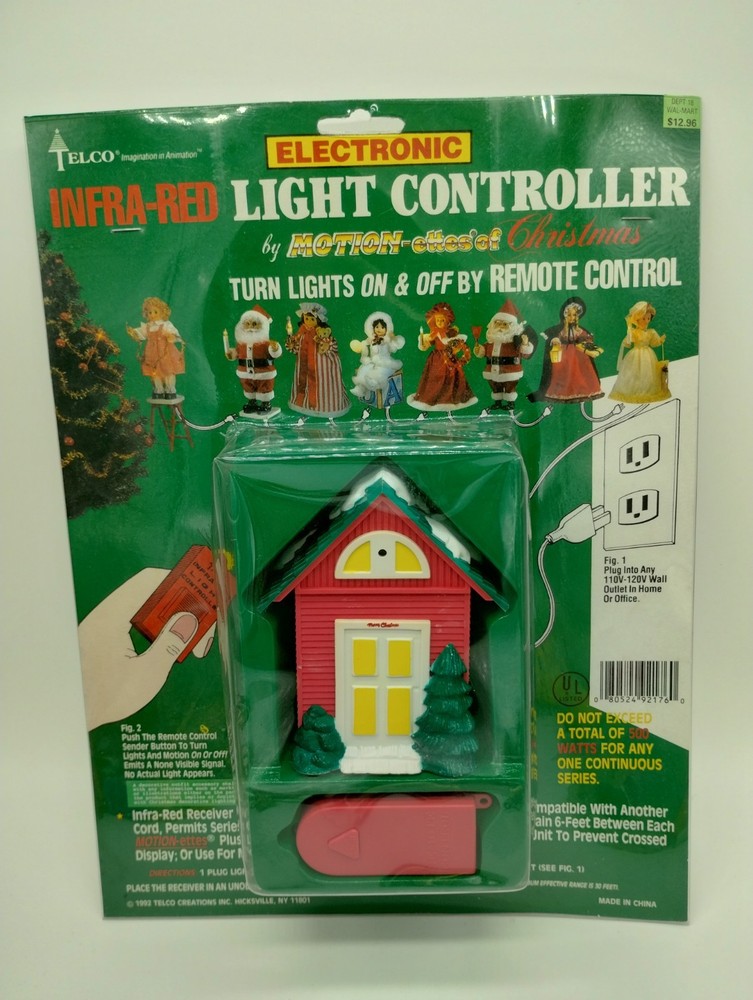 Vintage 1992 Telco Infra-Red Christmas Light Controller Remote Control New Box