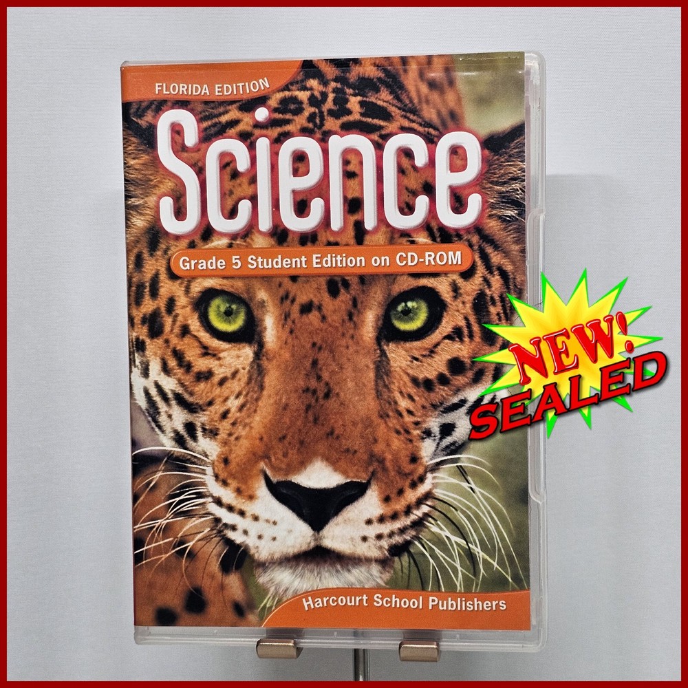 Harcourt Science Grade 5 Student CD-ROM Florida Edition NEW Homeschool PC