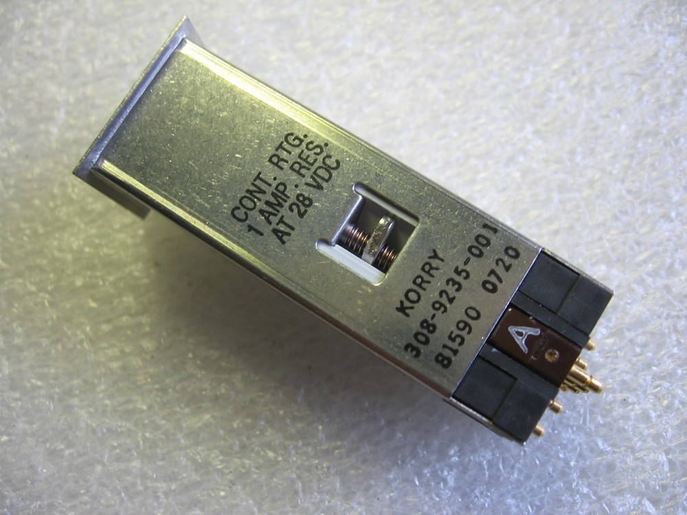 Korry Electronics Full Capacity 28VDC Push Button Display Indicator 308-9235-001