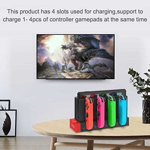 Charging Dock Compatible with Nintendo Switch & Switch OLED Model Joycons