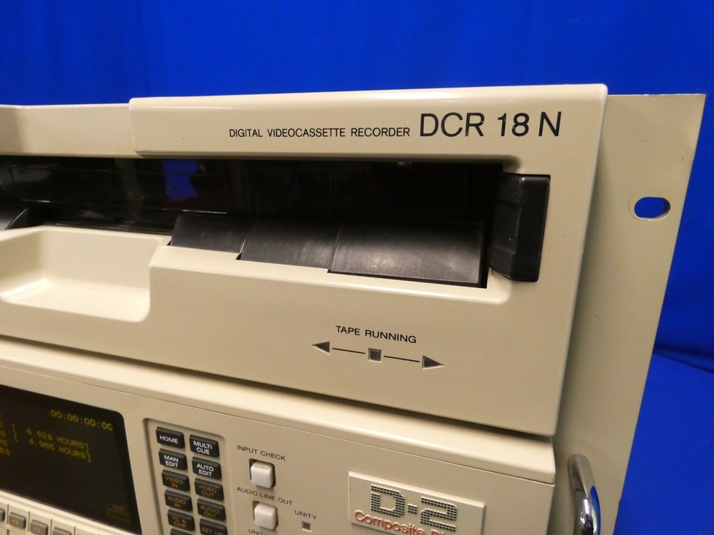 BTS DCR-18N D-2 Composite Digital Widemouth D2 Machine Sony DVR-18