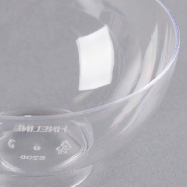 Fineline Settings 6208-CL, 2 Oz. Clear Plastic Tiny Bowls, 200/CS