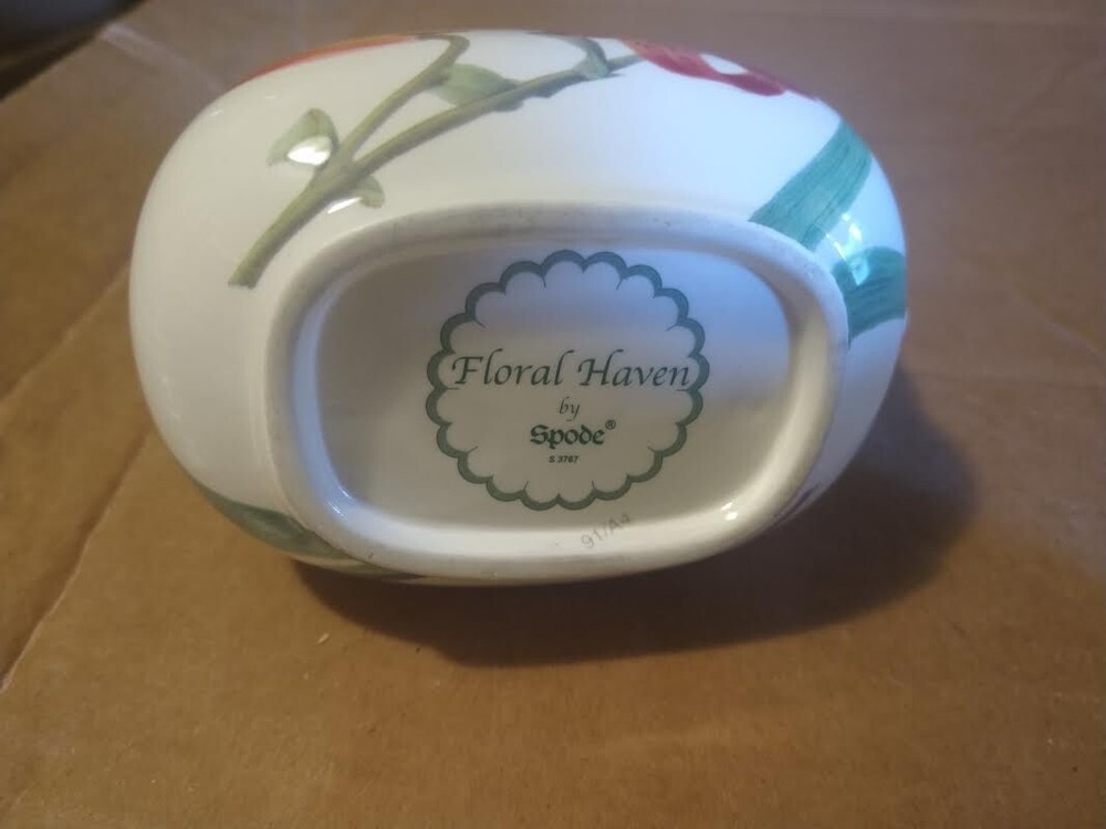 Spode Floral Haven Cream & Sugar
