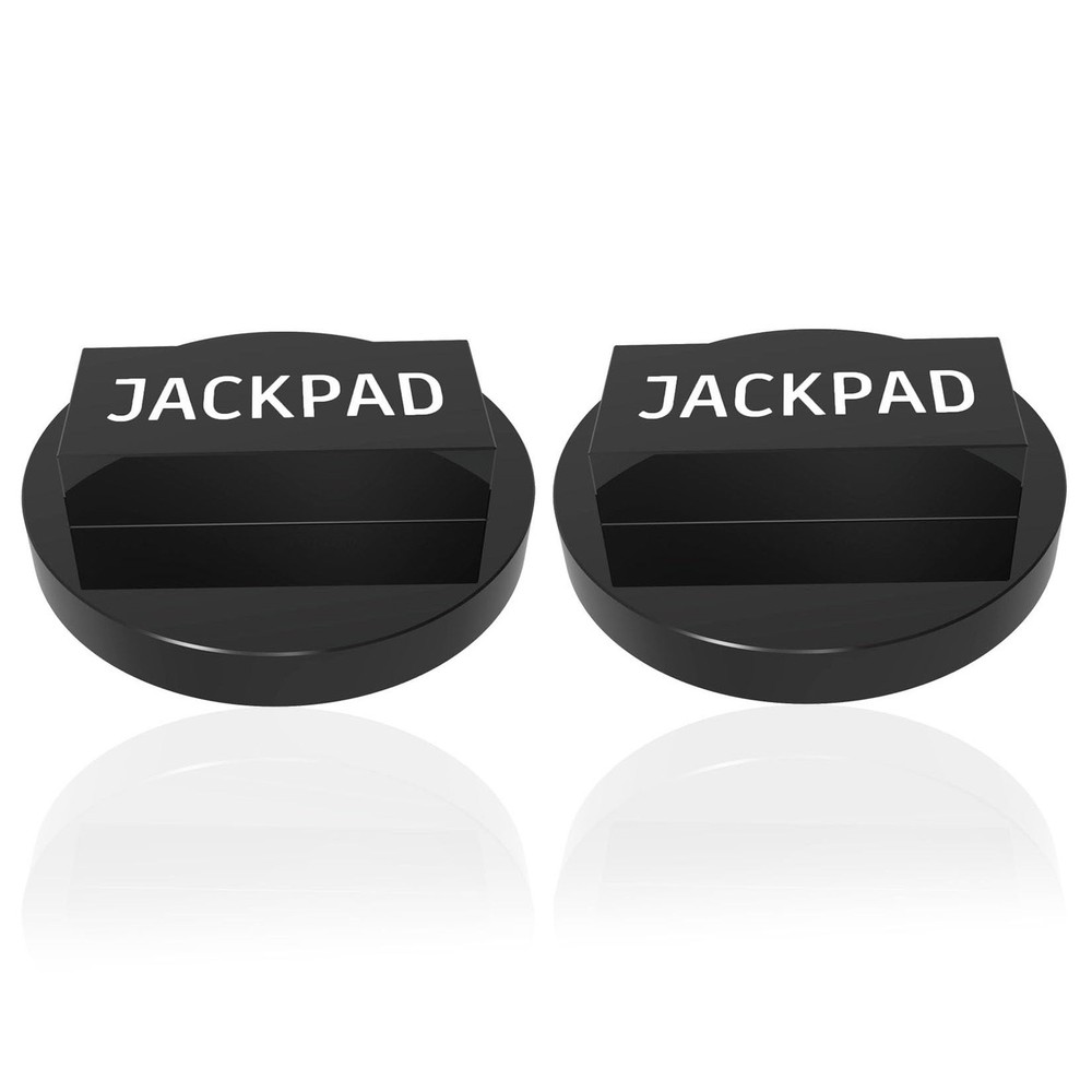 2 PCS Black Jack Pad Adapter Aluminium Replacement Fits BMW E82 E46 E90 E38