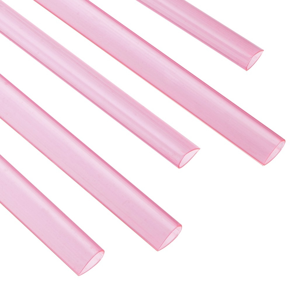 20Pcs 13x8mm Binding Bars, 50 Sheets Capacity, Transparent Red