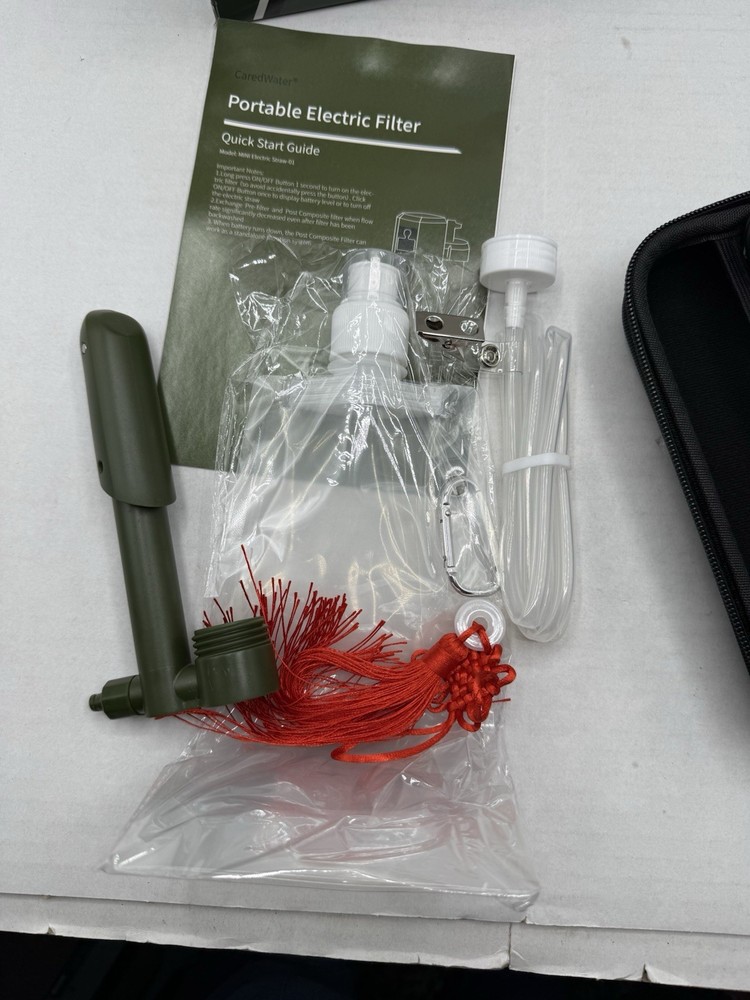 CaredWater Electric Portable Water Filter Purifier