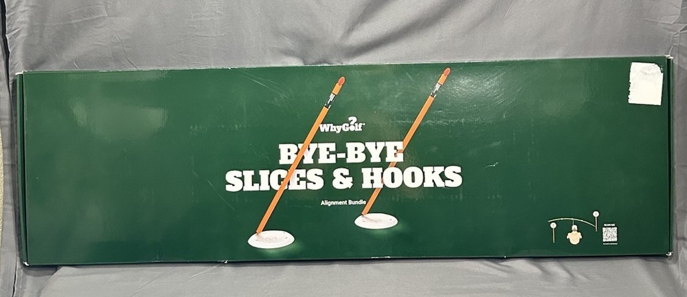 WhyGolf Alignment Bundle - Alignment Discs with Padded Golf Rods MISSING BAG