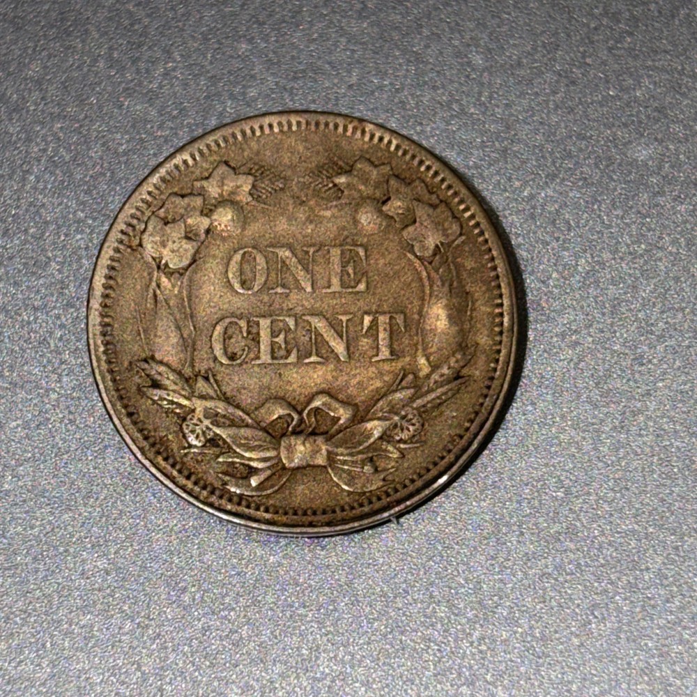 1858 Small Letters Flying Eagle Cent Penny XF+ E120 AWPY