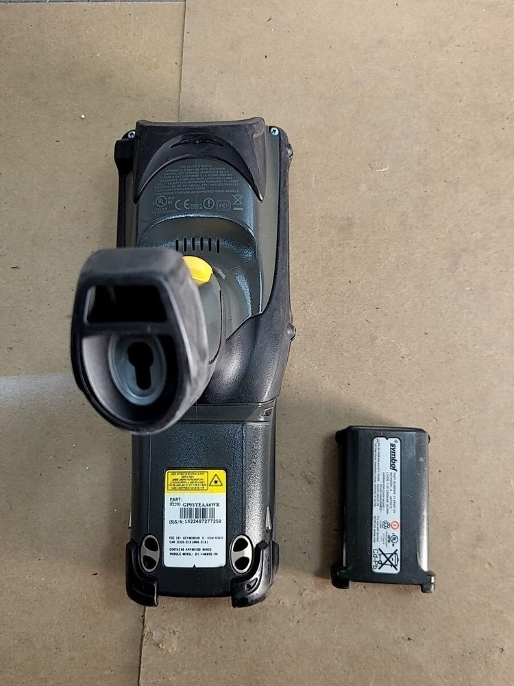 SYMBOL 92NO-GP0SYEAA6WR Mobile Barcode Scanner SEE NOTES