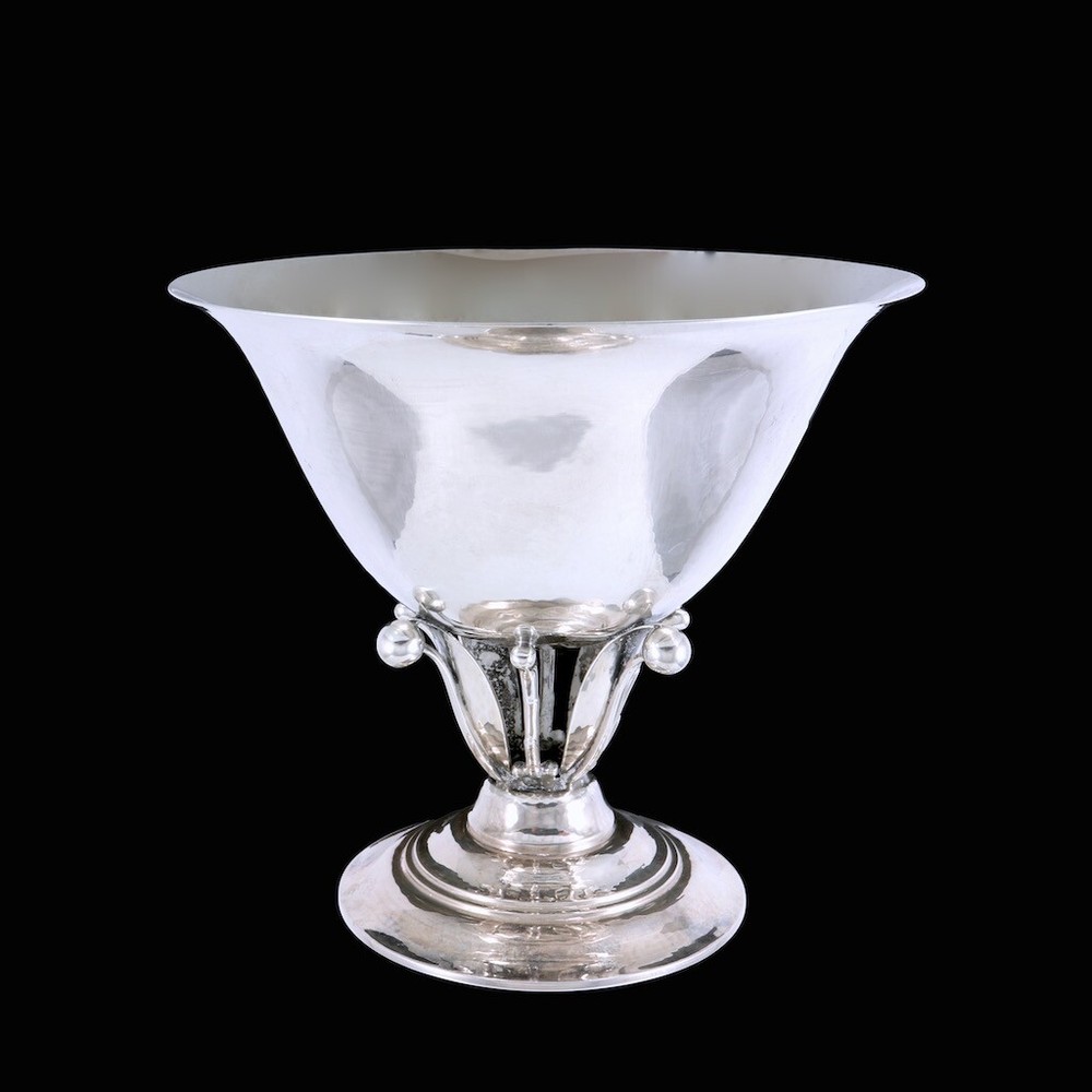 Georg Jensen. Sterling Silver Bowl #17B - 1933-44 Hallmarks.