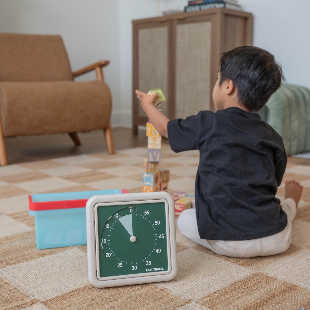 Time Timer® Retro 8 inch Eco Edition Visual Timer - 60 Minute Desk Countdow