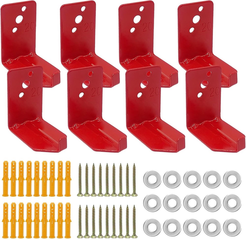 2 Pack Universal Fire Extinguisher Mount, Heavy Duty Bracket Holder 5-40 lb