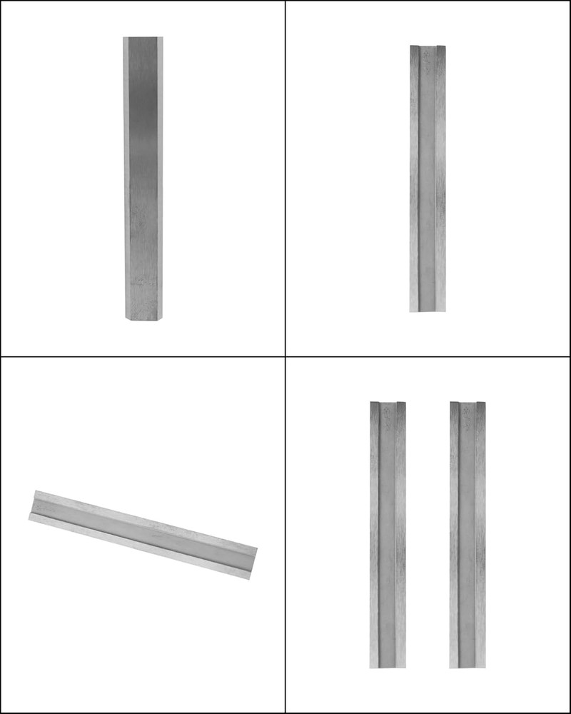 2.5" Carbide Paint Scraper Blades, Double-Edged Reversible Replacement Tungsten