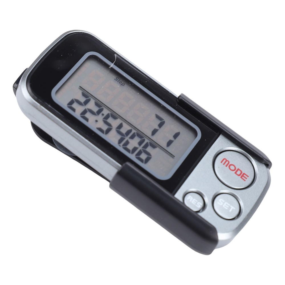 3D Pedometer Step Tracker With Large LCD Display For Walking SWWT