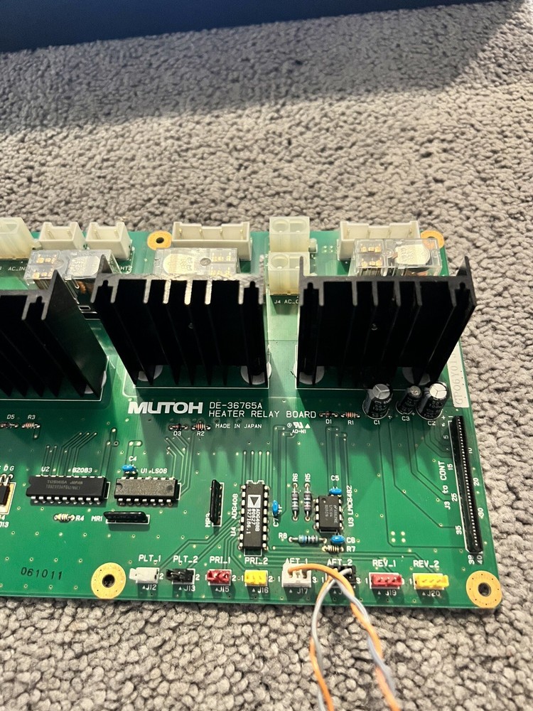 Mutoh Heater Relay Board De-36765a