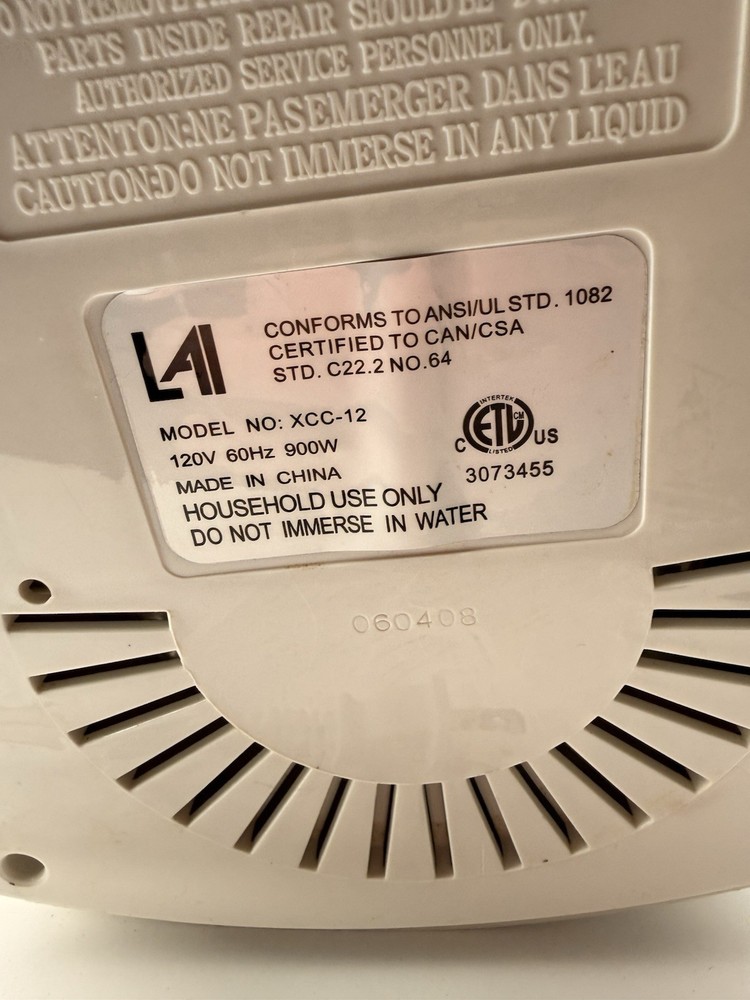 Gevalia XCC-12 Kaffe Programmable 12 cup Coffee Maker Stainless-tested