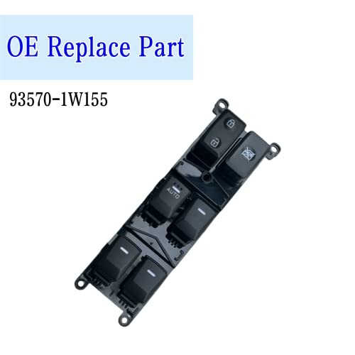 Power Window Master Switch Compatible with Kia Rio 2012 2013 2014 2015 Replace