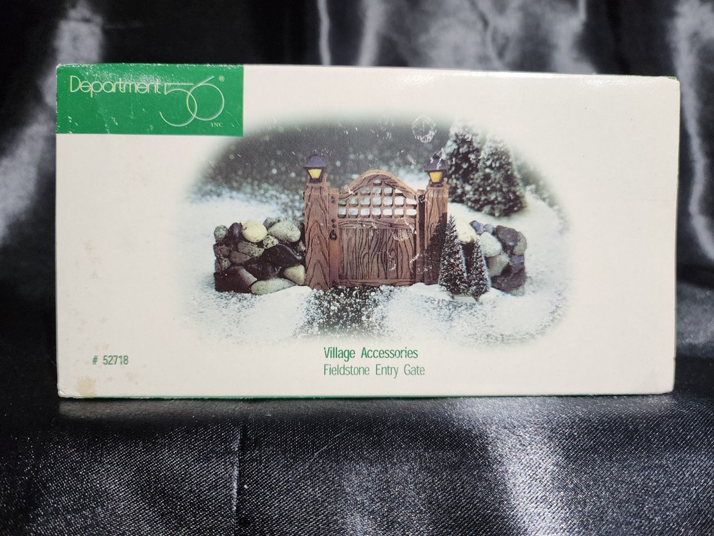 Dept 56  "Fieldstone Entry Gate"  #52718