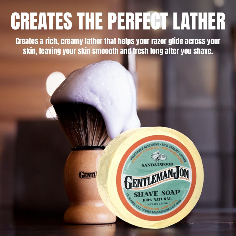 Wool Fat Shave Soap Refill for Smooth Shaving Experience