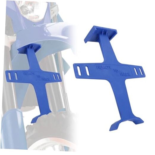 Universal Motorcycle Fork Guard Suspension Support Brace Transportation blue