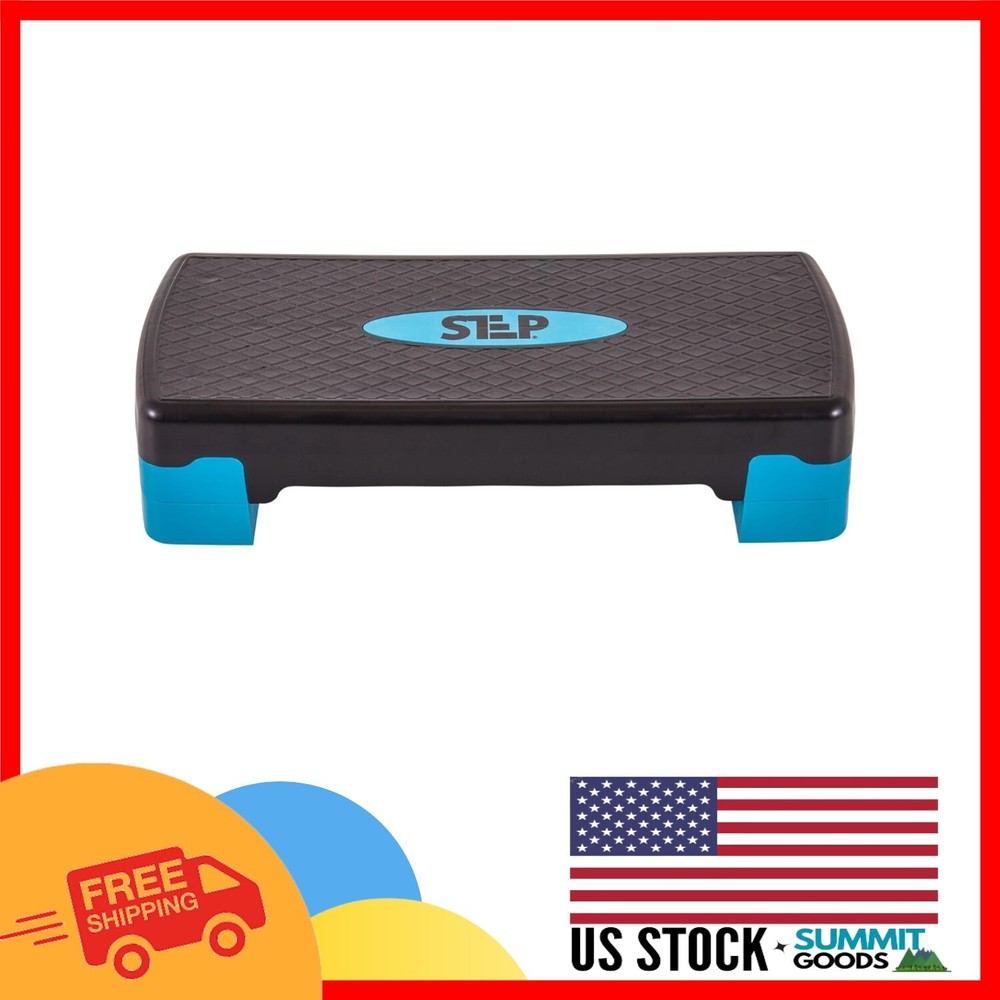 Adjustable Aerobic Step Platform for Home Workouts - Max 400 lbs Capacity