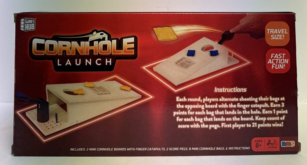 Cornhole Launch Game by Games Hub – Perfect Gift for Ages 8+