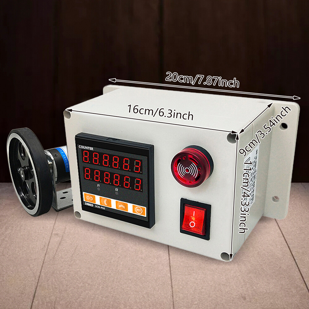 Digital Pulse Length Meter Rotary Encoder Meter Counter+Mounting bracket 300 ppr