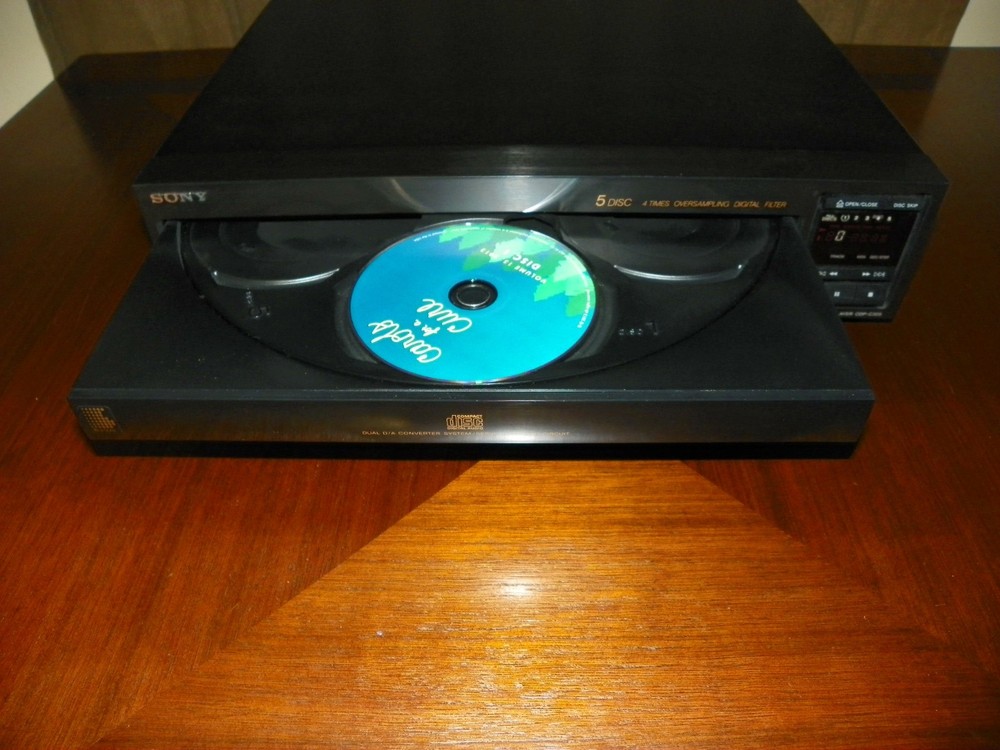 Sony CDP-C305 5 Disc CD Changer Vintage Multi CD Player