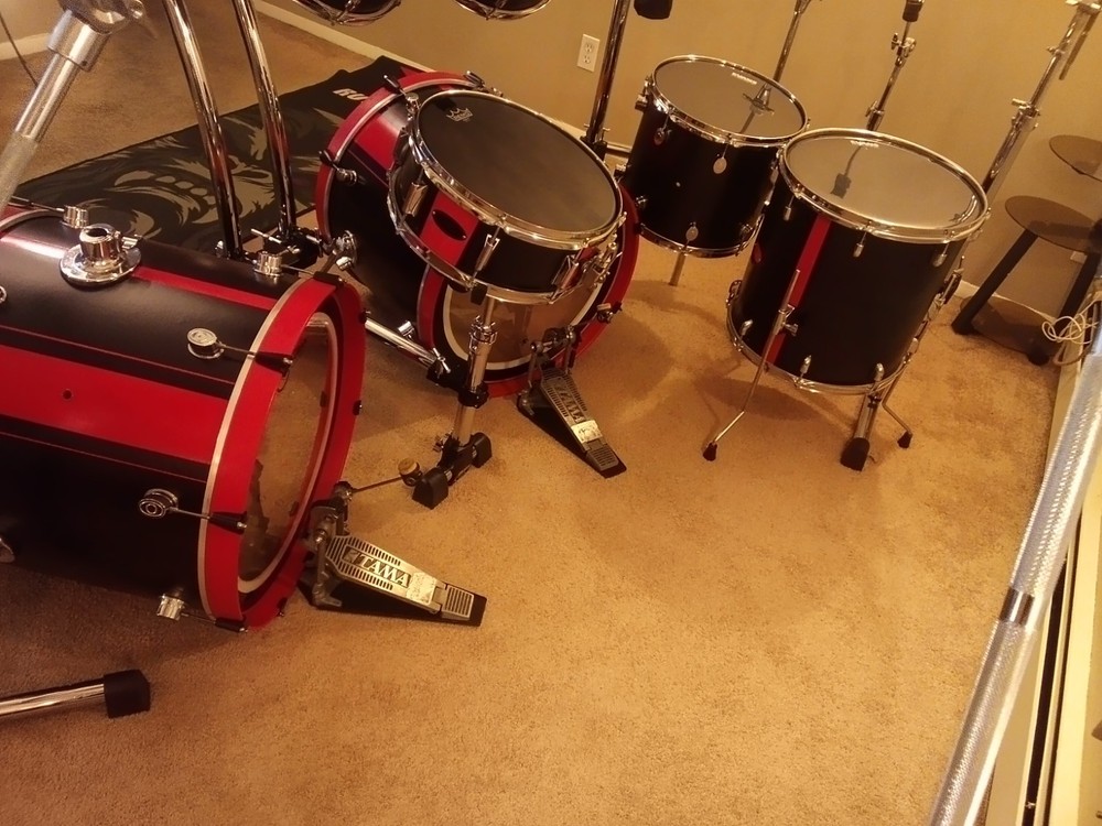 Full 8pc Pdp Custom Kit And Gibraltar Rack