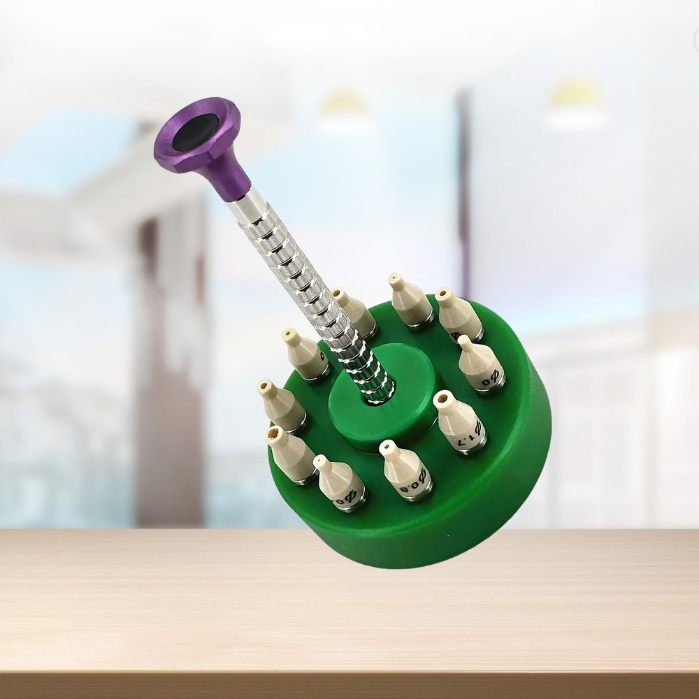 Watch Hand Install Setting Tools Dual Sided with Replaceable Pusher Fitting Set