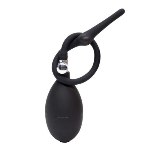 Men Silicone Inflatable insert Plug ring Stretcher Sounding Stretcher with Pump