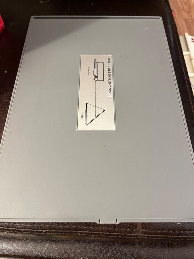 🔥Prinz Daylight Table Screen for Cine & Slide Projectors. 460-43. Used.