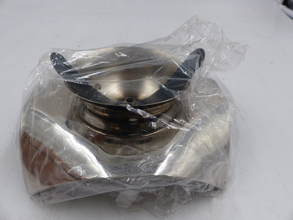 BRASS ART WARE 6943 WIDE NICKLED CANDLE TOP