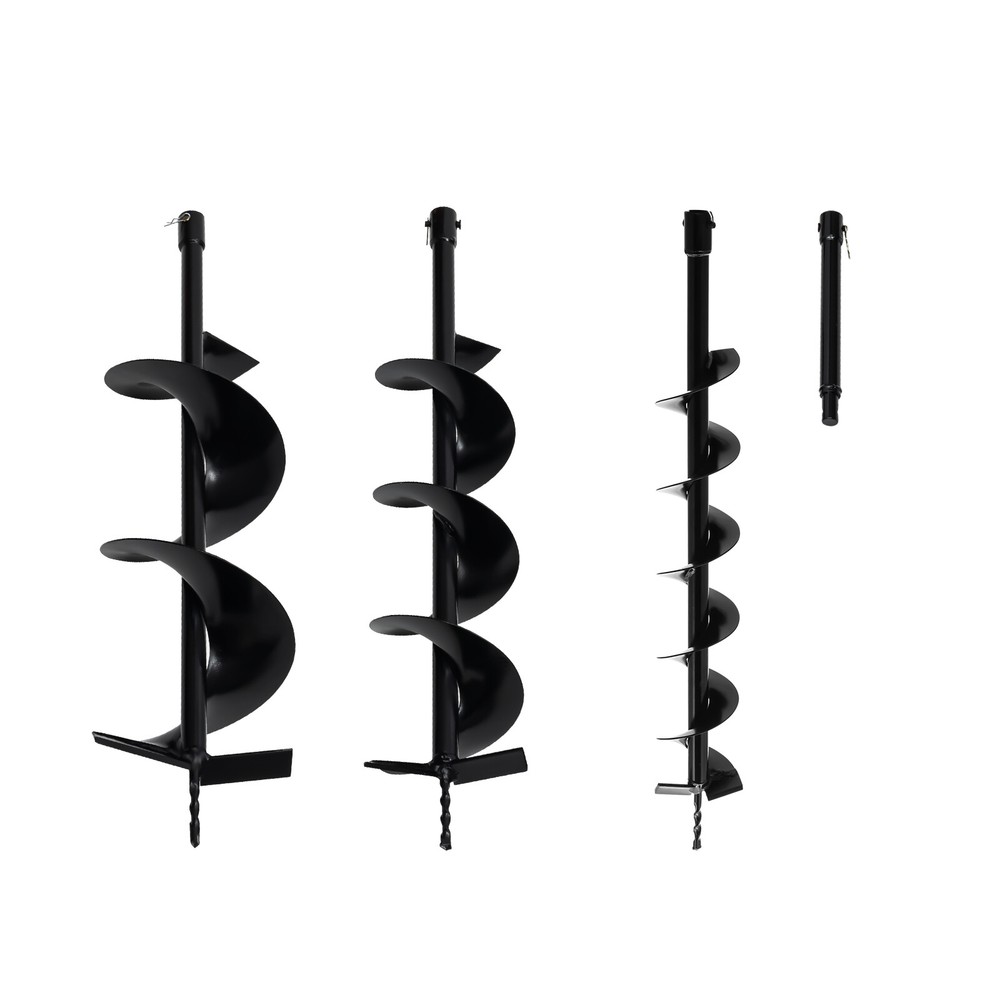 Auger Post Hole Digger 52cc-2 Stroke Digging Tool with 4'', 6" & 8" Drill Bit