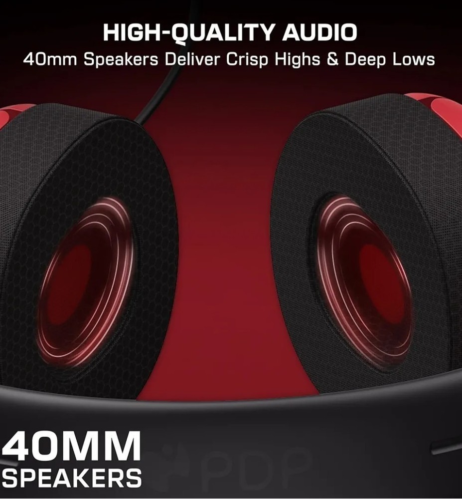 PDP Xbox Series X|S REMATCH Controller + AIRLITE Headset Red Open Box