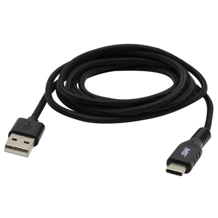 Mobile Spec MB06633 Usb Charging Cable   Micro To Usb C Cable, 10 Ft., Black