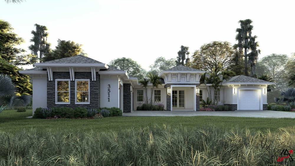 BLUEPRINTS CONTEMPORARY HOUSE PLAN ARCHUP #120