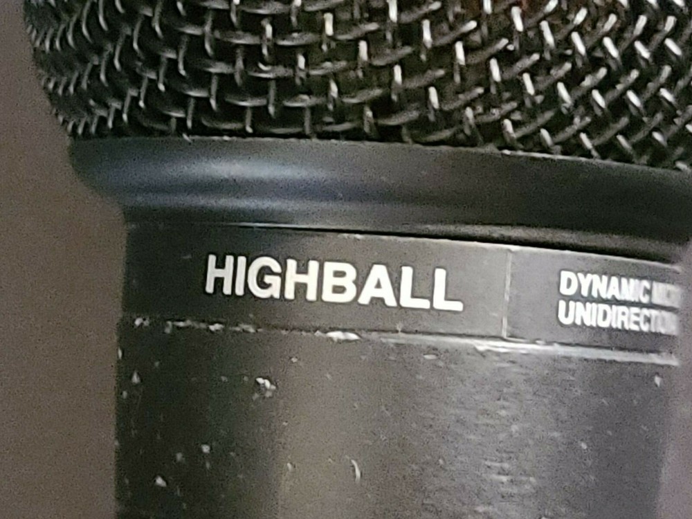 TESTED GOOD Realistic HIGHBALL Dynamic Microphone Unidirectional 33-984D w/Cable