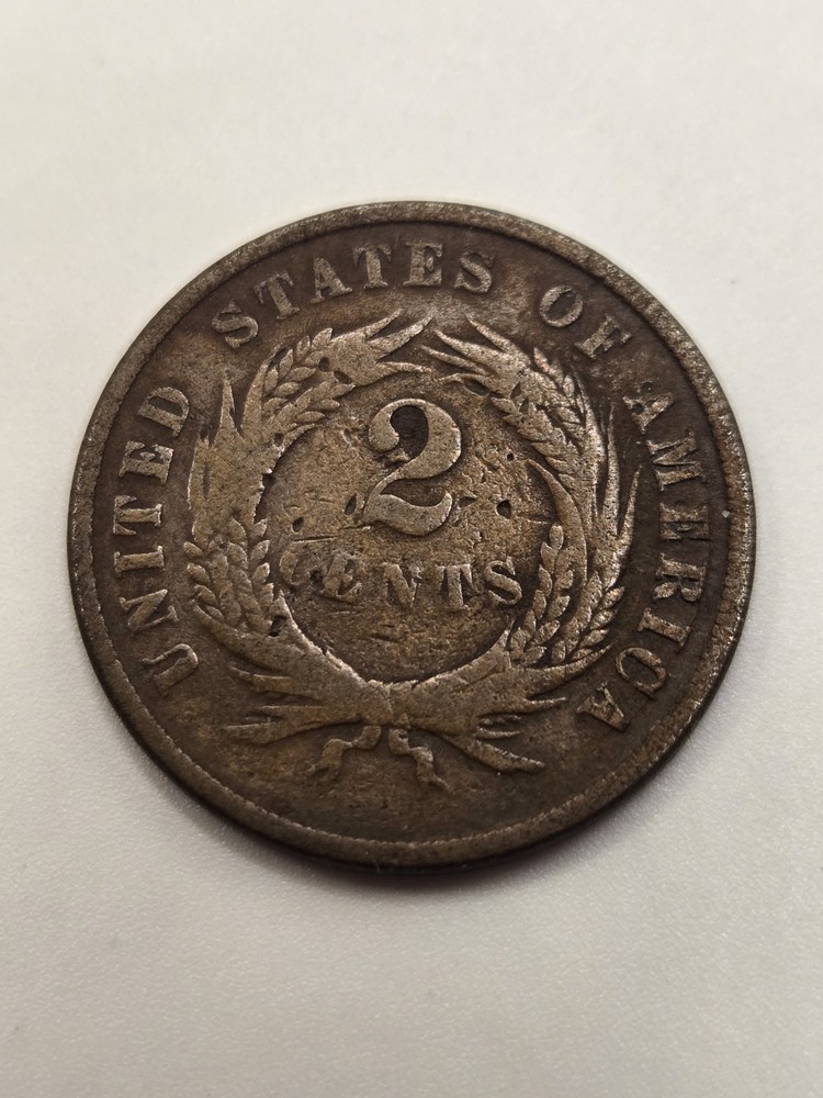 Sharp Coin, 1869 Two (2) Cent Piece